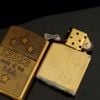 Bật Lửa Zippo Đồng Khối Emblem Đầu Đại Bàng Năm 1997 Đời XIII La Mã  ZL335