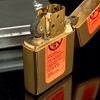 Bật Lửa Zippo Đồng Khối Mạ Vàng Chủ Đề Hãng Nước Hoa  Năm 1996 Đời XII La Mã Gold Plated  ZL337