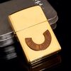Bật Lửa Zippo Đồng Khối Mạ Vàng Chủ Đề Hãng Nước Hoa  Năm 1996 Đời XII La Mã Gold Plated  ZL337