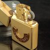 Bật Lửa Zippo Đồng Khối Mạ Vàng Chủ Đề Hãng Nước Hoa  Năm 1996 Đời XII La Mã Gold Plated  ZL337