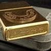 Bật Lửa Zippo Đồng Khối Mạ Vàng Chủ Đề Hãng Nước Hoa  Năm 1996 Đời XII La Mã Gold Plated  ZL337