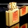 Bật Lửa Zippo Đồng Khối Brass Khắc Ăn Mòn Axit Năm 1998 đời XIV La Mã  ZL350