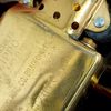 Bật Lửa Zippo Đồng Khối Mạ Vàng Năm 1997 đời XIII La Mã Gold Plated  ZL379
