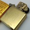 Bật Lửa Zippo Mạ Vàng Gold Plated Đời 3 Vạch Sắc Năm 1979 Rất Hiếm ZQH61