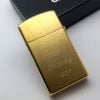 Bật Lửa Zippo Slim Mạ Vàng Gold Plated Đời 5 Vạch Sắc Năm 1977 Rất Hiếm ZQHU61