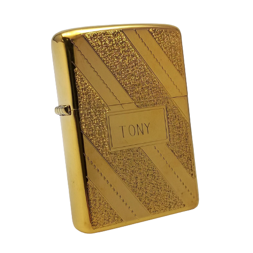Bật Lửa Zippo Mạ Vàng Gold Plated Đời 3 Vạch Sắc Năm 1979 Rất Hiếm ZQH63