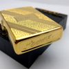 Bật Lửa Zippo Mạ Vàng Gold Plated Đời 3 Vạch Sắc Năm 1979 Rất Hiếm ZQH63