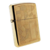 Bật Lửa Zippo Đồng Khối Mạ Vàng Gold Plated Hoa Văn Shimmer Cực Hiếm Đẹp Đời X La Mã Năm 1994 ZL382