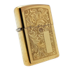 Bật Lửa Zippo Đồng Khối Venetian Hoa Văn Ý Cổ Điển Đời VIII La Mã Năm 1992 ZL386