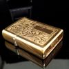Bật Lửa Zippo Đồng Khối Venetian Hoa Văn Ý Cổ Điển Đời VIII La Mã Năm 1992 ZL386