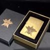 Bật Lửa Zippo Đồng Khối Marlboro Longhom Đầu Bò Đời VII La Mã Năm 1991 ZL380