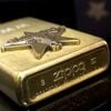 Bật Lửa Zippo Đồng Khối Marlboro Longhom Đầu Bò Đời VII La Mã Năm 1991 ZL380