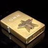 Bật Lửa Zippo Đồng Khối Marlboro Longhom Đầu Bò Đời VII La Mã Năm 1991 ZL380