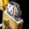 Bật Lửa Zippo Đồng Khối Marlboro Longhom Đầu Bò Đời VII La Mã Năm 1991 ZL380