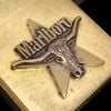 Bật Lửa Zippo Đồng Khối Marlboro Longhom Đầu Bò Đời VII La Mã Năm 1991 ZL380