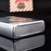 Bật Lửa Zippo Đồng Khối Mạ Chrome Xước Vintage Chặt Góc, Bản Thử Nghiệm I La Mã Không Mộc Tháng Năm 1985 Cực Hiếm ZQH65