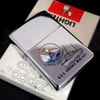 Bật Lửa Zippo Cổ Đồng Khối Mạ Chrome Bóng Chủ Đề Tầu Chiến Năm 1983 Đời 7 Vạch Huyền ZC106