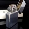 Bật Lửa Zippo Cổ Đồng Khối Mạ Chrome Bóng Chủ Đề Tầu Chiến Năm 1983 Đời 7 Vạch Huyền ZC106