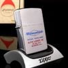 Bật Lửa Zippo Cổ Đồng Khối Mạ Chrome Xước Chủ Đề Khắc Ăn Mòn Phủ Sơn Năm 1974 Đời 6 Vạch Sắc ZC100