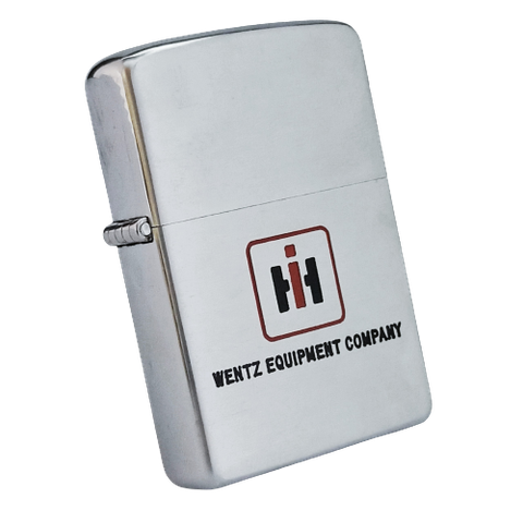 Bật Lửa Zippo Cổ Đồng Khối Mạ Chrome Phay Xước Khắc Ăn Mòn Phủ Sơn Năm 1955 Mộc Đáy 8 Chấm Pat-Patpend ZC115