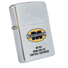 Bật Lửa Zippo Cổ Đồng Khối Mạ Chrome Phay Xước Khắc Ăn Mòn Phủ Sơn Năm 1970 Đời 4 Vạch Thẳng ZC133