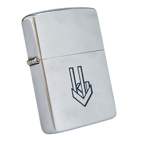 Bật Lửa Zippo Cổ Đồng Khối Mạ Chrome Phay Xước Khắc Ăn Mòn Phủ Sơn Năm 1964 Đời 2 Chấm ZC122