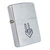 Bật Lửa Zippo Cổ Đồng Khối Mạ Chrome Phay Xước Khắc Ăn Mòn Phủ Sơn Năm 1964 Đời 2 Chấm ZC122
