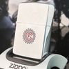 Bật Lửa Zippo Cổ Đồng Khối Mạ Chrome Phay Xước Khắc Ăn Mòn Phủ Sơn Năm 1965 Đời 1 Chấm ZC125