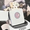 Bật Lửa Zippo Cổ Đồng Khối Mạ Chrome Phay Xước Khắc Ăn Mòn Phủ Sơn Năm 1965 Đời 1 Chấm ZC125