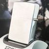 Bật Lửa Zippo Cổ Đồng Khối Mạ Chrome Phay Xước Khắc Ăn Mòn Phủ Sơn Năm 1965 Đời 1 Chấm ZC125