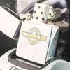 Bật Lửa Zippo Cổ Đồng Khối Mạ Chrome Phay Xước Khắc Ăn Mòn Phủ Sơn Năm 1963 Đời 3 Chấm ZC121