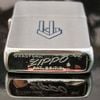 Bật Lửa Zippo Cổ Đồng Khối Mạ Chrome Phay Xước Khắc Ăn Mòn Phủ Sơn Năm 1964 Đời 2 Chấm ZC122