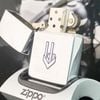 Bật Lửa Zippo Cổ Đồng Khối Mạ Chrome Phay Xước Khắc Ăn Mòn Phủ Sơn Năm 1964 Đời 2 Chấm ZC122