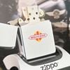 Bật Lửa Zippo Cổ Đồng Khối Mạ Chrome Phay Xước Khắc Ăn Mòn Phủ Sơn Năm 1972 Đời 2 Vạch Thẳng ZC134