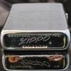 Bật Lửa Zippo Cổ Đồng Khối Mạ Chrome Phay Xước Khắc Ăn Mòn Phủ Sơn Năm 1961 Đời 5 Chấm ZC123
