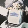 Bật Lửa Zippo Cổ Đồng Khối Mạ Chrome Phay Xước Khắc Ăn Mòn Phủ Sơn Năm 1961 Đời 5 Chấm ZC123