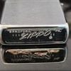 Bật Lửa Zippo Cổ Đồng Khối Mạ Chrome Phay Xước Khắc Ăn Mòn Phủ Sơn Năm 1969 Đời 5 Vạch Thẳng ZC124