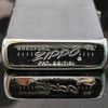 Bật Lửa Zippo Cổ Đồng Khối Mạ Chrome Phay Xước Khắc Ăn Mòn Phủ Sơn Năm 1966 Đời 8 Vạch Thẳng ZC119