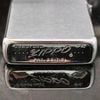 Bật Lửa Zippo Cổ Đồng Khối Mạ Chrome Phay Xước Khắc Ăn Mòn Phủ Sơn Năm 1958 Đời 8 Chấm ZC116