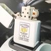 Bật Lửa Zippo Cổ Đồng Khối Mạ Chrome Phay Xước Khắc Ăn Mòn Phủ Sơn Năm 1952 Mộc Đáy 3 Hàng Chữ ZC114