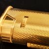 Bật Lửa Dunhill Bọc Vàng Ovan Vân Xéo Lửa Xéo DH101