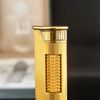 Bật Lửa Dunhill Bọc Vàng Ovan Vân Xéo Lửa Xéo DH104