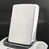 Bật Lửa Zippo Cổ Used Đồng Khối Mạ Chrome Phay Xước Trơn Năm 1974 Đời 8 Vạch Sắc ZCU34