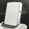 Bật Lửa Zippo Cổ Used Đồng Khối Mạ Chrome Phay Xước Trơn Năm 1974 Đời 8 Vạch Sắc ZCU34