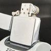 Bật Lửa Zippo Cổ Used Đồng Khối Mạ Chrome Phay Xước Trơn Năm 1974 Đời 8 Vạch Sắc ZCU34