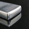 Bật Lửa Zippo Cổ Used Đồng Khối Mạ Chrome Phay Xước Trơn Năm 1974 Đời 8 Vạch Sắc ZCU34