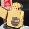 Bật Lửa Zippo Brass Chặt Góc Vintage Trơn Bóng II La Mã Không Mộc Tháng Bản Thử Nghiệm đời 2 La Mã năm 1986 ZQH69