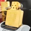 Bật Lửa Zippo Brass Chặt Góc Vintage Trơn Bóng II La Mã Không Mộc Tháng Bản Thử Nghiệm đời 2 La Mã năm 1986 ZQH69