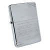 Bật Lửa Zippo Chặt Góc Vintage Bức Thư 1 La Mã Không Mộc Tháng Bản Thử Nghiệm năm 1985 CỰC HIẾM ZQHU16