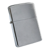 Bật Lửa Zippo Cổ Đồng Khối Mạ Chrome Phay Xước Trơn Năm 1974 Đời 8 Vạch Sắc ZC136